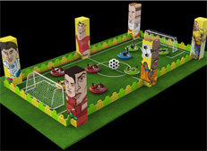 太空飞船碰碰车足球竞技项目 真正的低投资 高回报项目